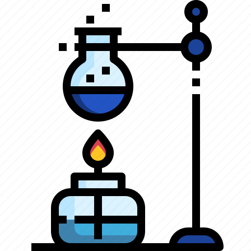 Bunsen, burner, chemical, chemistry, education, flask, tube icon - Download on Iconfinder