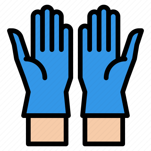 Gloves, laboratory, science, tool icon - Download on Iconfinder