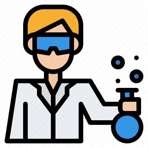 Experiment, man, science, scientist icon - Download on Iconfinder