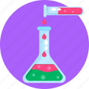laboratory, science, test tube, chemistry, volumetric flask, research, experiment
