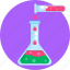 laboratory, science, test tube, chemistry, volumetric flask, research, experiment 