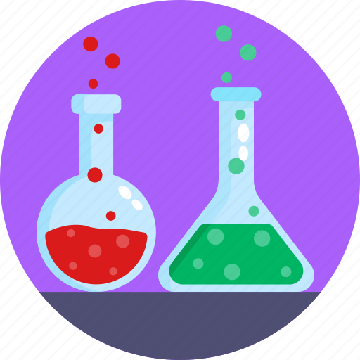 Laboratory, science, experiment, round flask, chemistry, volumetric flask, chemical icon - Download on Iconfinder