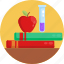 test tube, book, science, reading, learning, education 