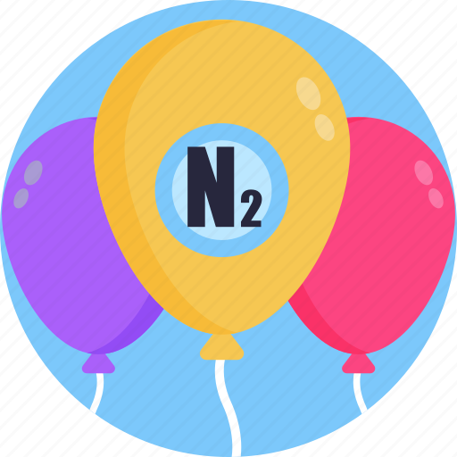 Balloon, gas, nitrogen, science icon - Download on Iconfinder
