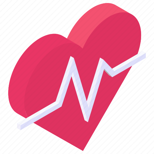 Cardio, cardiogram, heartbeat, organ, pulse trace icon - Download on Iconfinder