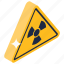 radiation warning, radiation alert, radioactive symbol, radiation attention, radiation sign 