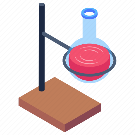Beaker, erlenmeyer flask, flask, flask stand, lab equipments icon - Download on Iconfinder