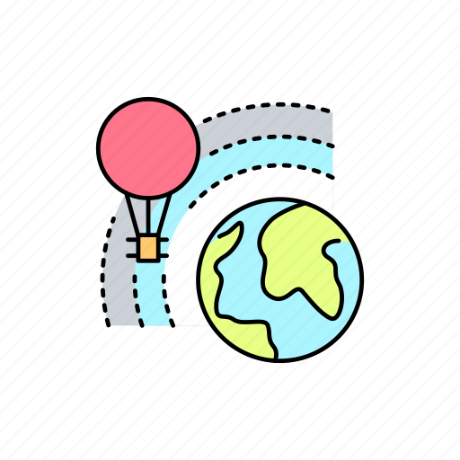 Study, aerology, atmosphere, balloon icon - Download on Iconfinder