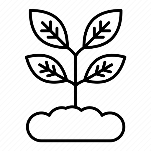 Plant with leave, grow, leaves, nature, garden icon - Download on Iconfinder
