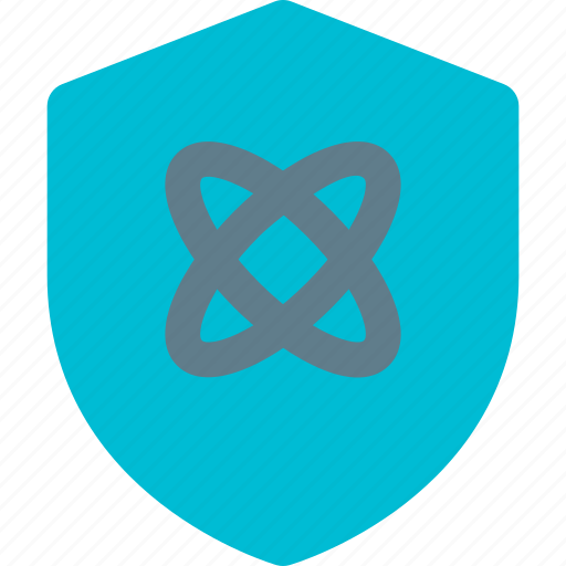Atom, shield, science, security icon - Download on Iconfinder