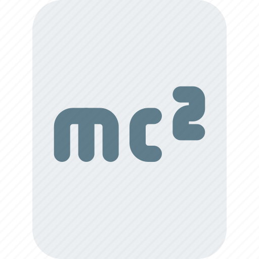 Mc2, file, science, document icon - Download on Iconfinder