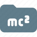 mc2, folder, science, mass
