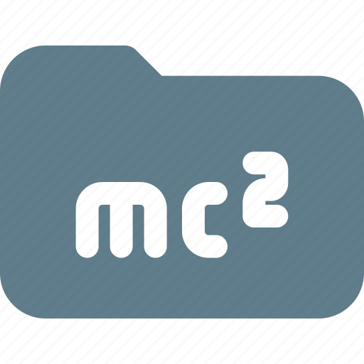 Mc2, folder, science, mass icon - Download on Iconfinder