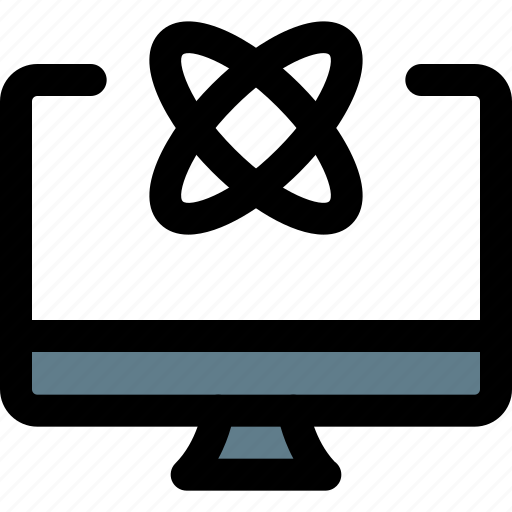 Atom, science, desktop icon - Download on Iconfinder