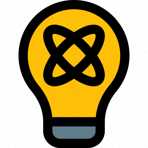 Atom, lamp, science icon - Download on Iconfinder