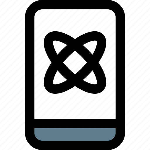 Atom, mobile, smartphone icon - Download on Iconfinder