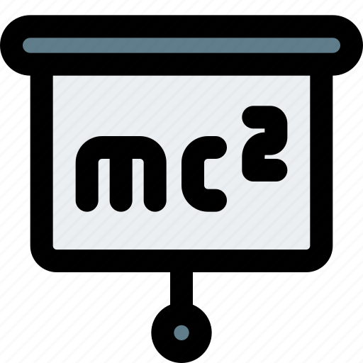 Mc2, screen, science icon - Download on Iconfinder