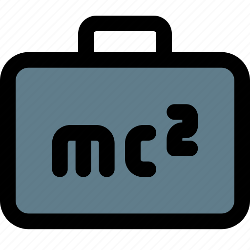 Mc2, suitcase, science icon - Download on Iconfinder