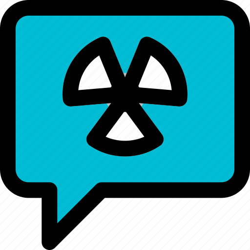Nuclear, chat, science icon - Download on Iconfinder