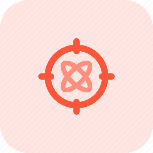 Atom, target, science icon - Download on Iconfinder