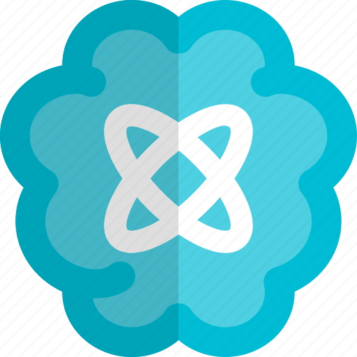Atom, brain, science icon - Download on Iconfinder
