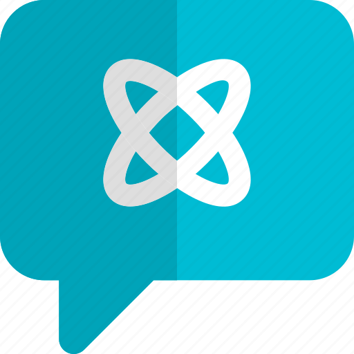 Atom, chat, science icon - Download on Iconfinder