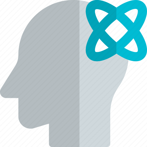 Atom, head, science icon - Download on Iconfinder