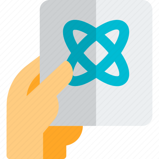 Holding, atom, file, science icon - Download on Iconfinder