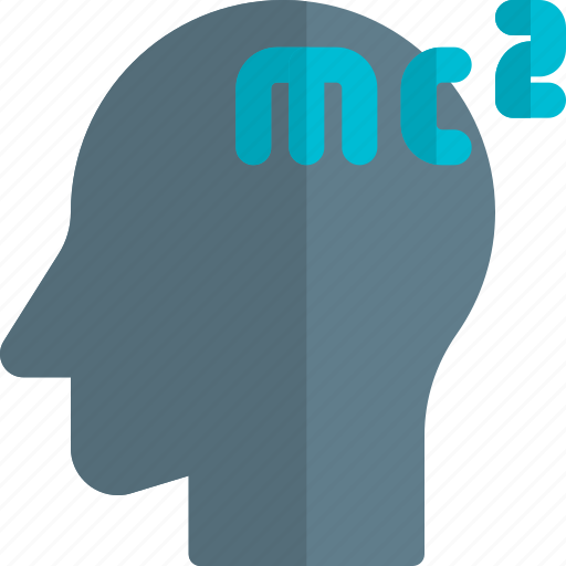Mc2, head, science icon - Download on Iconfinder
