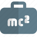 mc2, suitcase, science