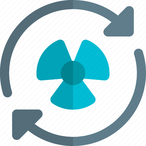 Nuclear, recycle, science icon - Download on Iconfinder