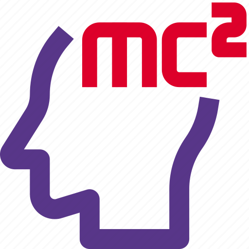Mc2, head, science icon - Download on Iconfinder