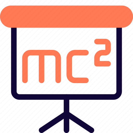Mc2, presentation, science icon - Download on Iconfinder
