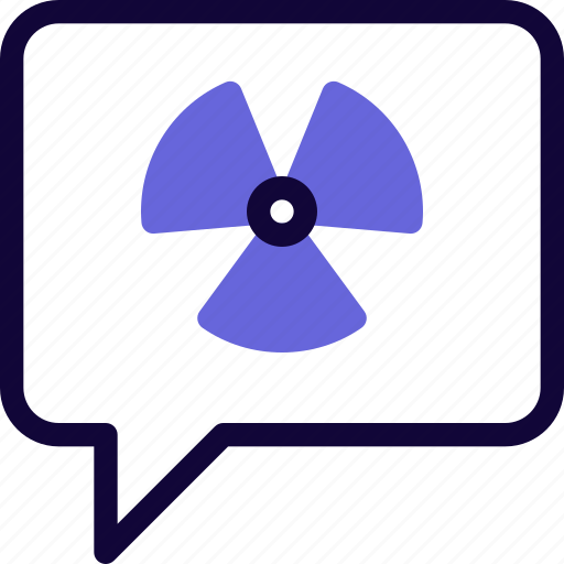 Nuclear, chat, science icon - Download on Iconfinder
