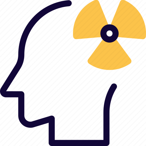 Nuclear, head, science icon - Download on Iconfinder