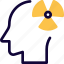 nuclear, head, science 