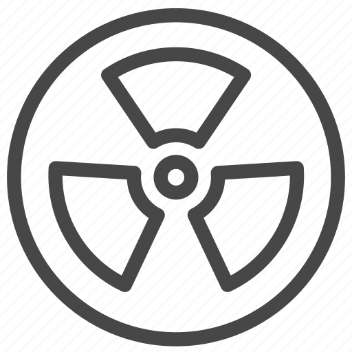 Nuclear, radiation, radioactive, radioactivity, science icon - Download on Iconfinder
