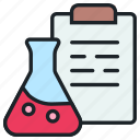 science, chemicals, flask, chemical, test tube, test, chemistry, document, report