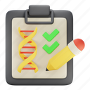 checklist, clipboard, dna, experiment, medical, checkups, genetic, science