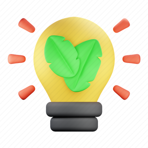Bio, energy, green, ecology, light, bulb, eco icon - Download on Iconfinder