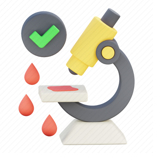 Microscope, experiment, blood, checklist, research, laboratory, science icon - Download on Iconfinder