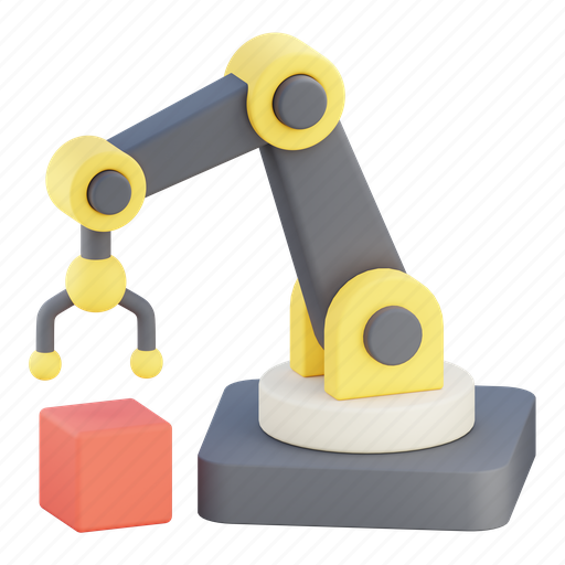 Robotics, robotic, arm, crane, engineering, industrial, machine icon - Download on Iconfinder
