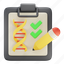 checklist, clipboard, dna, experiment, medical, checkups, genetic, science 