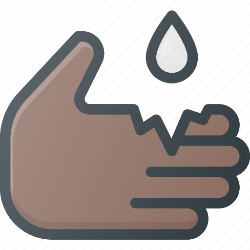 Acid Burn Hand Irritate Science Icon