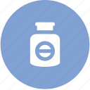 medical treatment, medication, medicine jar, pill jar, tablets