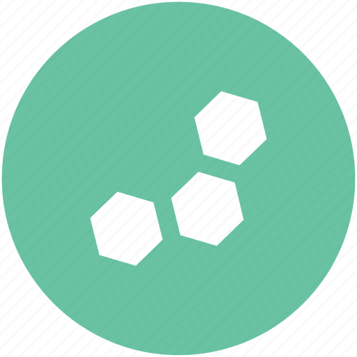 Atom, biology, compound, molecular configuration, molecule, science icon - Download on Iconfinder
