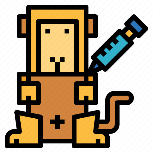 Animal, experiment, inject, monkey, scientific icon - Download on Iconfinder