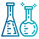 chemistry, flask, test, tube