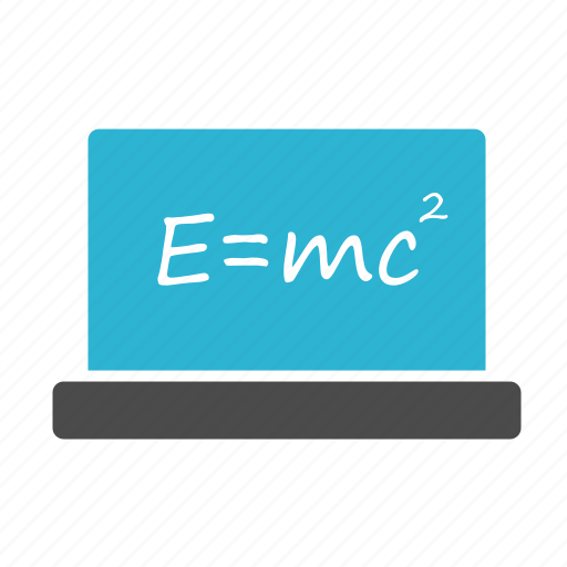 Blackboard, desk, education, formula, physics, school, science icon - Download on Iconfinder