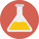 conical, experiment, flask, laboratory, test
